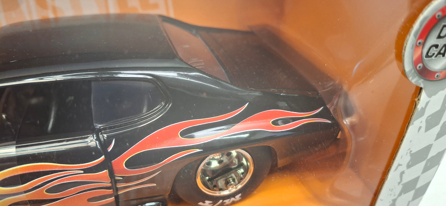 Jada Toys 1/24 Pontiac GTO Flame 1970 Big Time Muscle