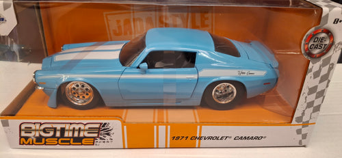 Jada Toys 1/24 Chevy Camaro 1970 Ocean Blue Big Time Muscle