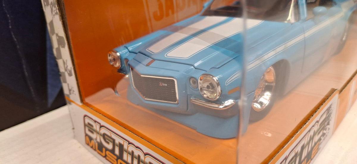 Jada Toys 1/24 Chevy Camaro 1970 Ocean Blue Big Time Muscle