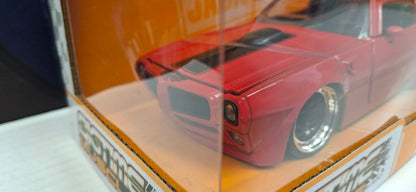 Jada Toys 1/24 Pontiac Firebird 1972 Red Black Big Time Muscle