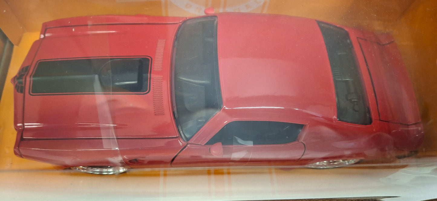 Jada Toys 1/24 Pontiac Firebird 1972 Red Black Big Time Muscle