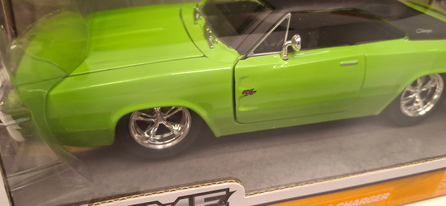 Jada Toys 1/24 Dodge Charger R/T Lime Green Big Time Muscle