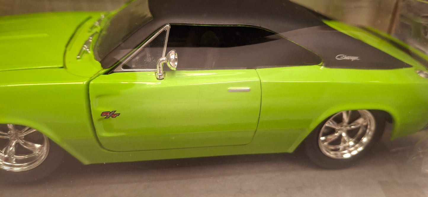 Jada Toys 1/24 Dodge Charger R/T Lime Green Big Time Muscle
