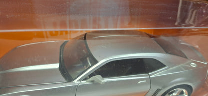 Jada Toys 1/24 Chevy Camaro 2005 Silver Big Time Muscle