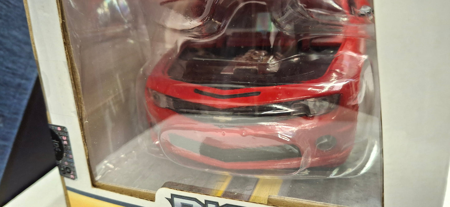 Jada Toys 1/24 Chevy Camaro 2005 Red Black Stripes Big Time Muscle