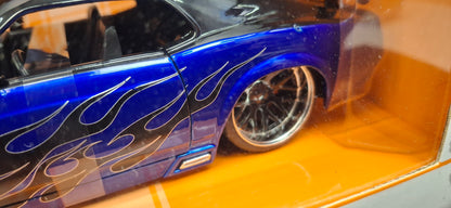 Jada Toys 1/24 Ford Mustang Boss 429 1970 Blue Flame Big Time Muscle