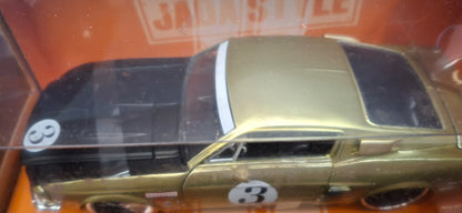 Jada Toys 1/24 Ford Mustang 1967 Shelby GT-500 Gold "3" Big Time Muscle
