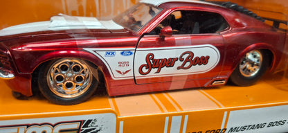 Jada Toys 1/24 Ford Mustang Boss 429 1970 Super Boss Big Time Muscle