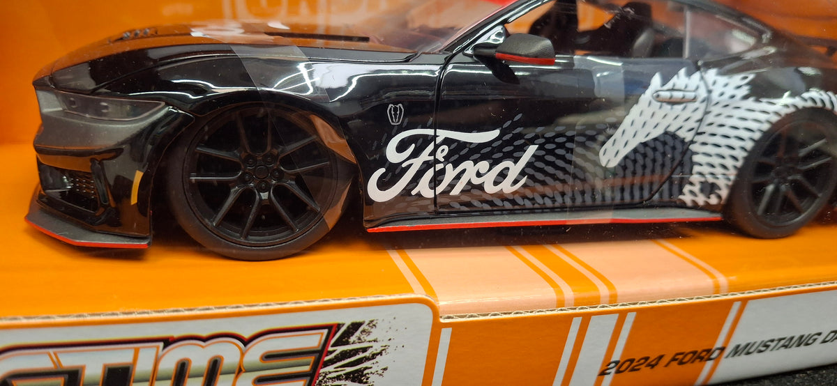Jada Toys 1/24 Ford Mustang Dark Horse 2024 Black Horse Big Time Muscle