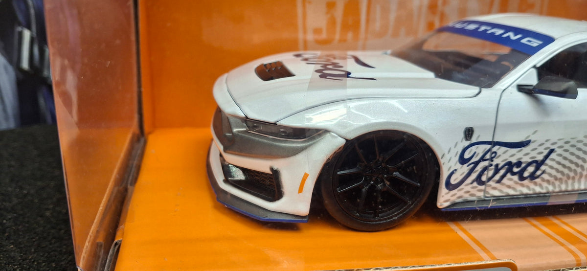 Jada Toys 1/24 Ford Mustang Dark Horse 2024 White Horse Big Time Muscle