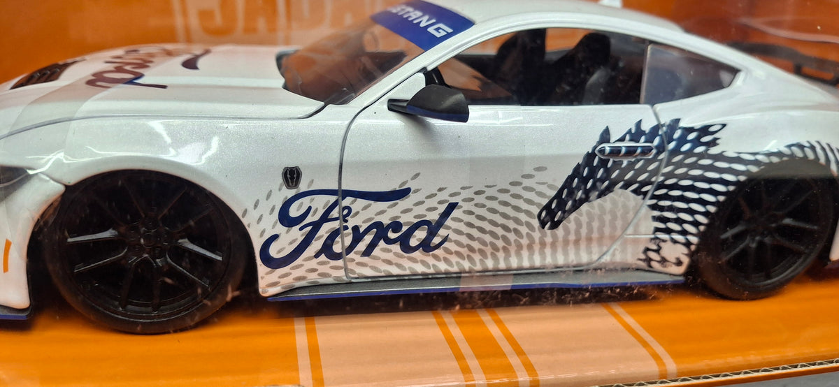Jada Toys 1/24 Ford Mustang Dark Horse 2024 White Horse Big Time Muscle