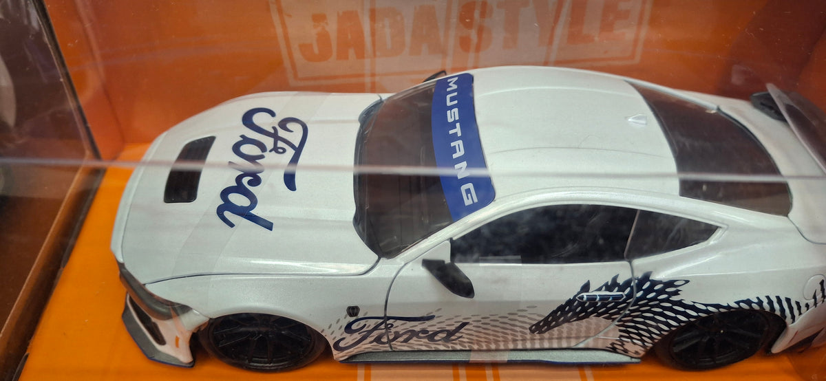 Jada Toys 1/24 Ford Mustang Dark Horse 2024 White Horse Big Time Muscle