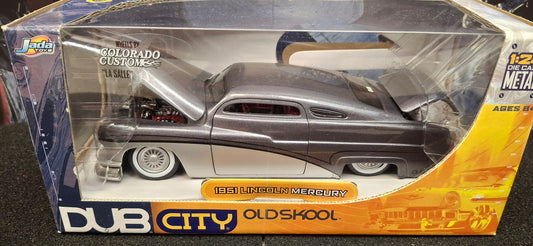 Jada Toys 1/24 Lincoln Mercury 1951 Gray Big Time Muscle