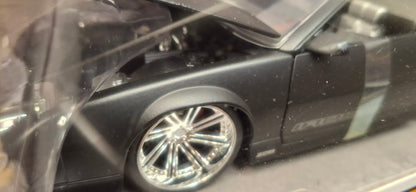 Jada Toys 1/24 Chevy Camaro Z28 1985 IROC-Z Black Matt Big Time Muscle
