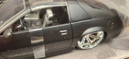 Jada Toys 1/24 Chevy Camaro Z28 1985 IROC-Z Black Matt Big Time Muscle