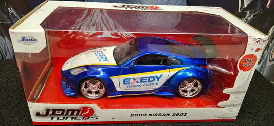 Jada Toys 1/24 Nissan 350z Exedy Blue 2003 JDM
