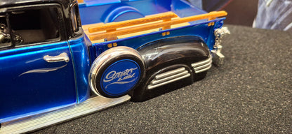 Jada Toys 1/24 Chevy Pickup 1951 Street Low Blue Big Time Muscle USED