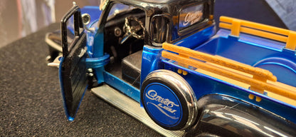 Jada Toys 1/24 Chevy Pickup 1951 Street Low Blue Big Time Muscle USED