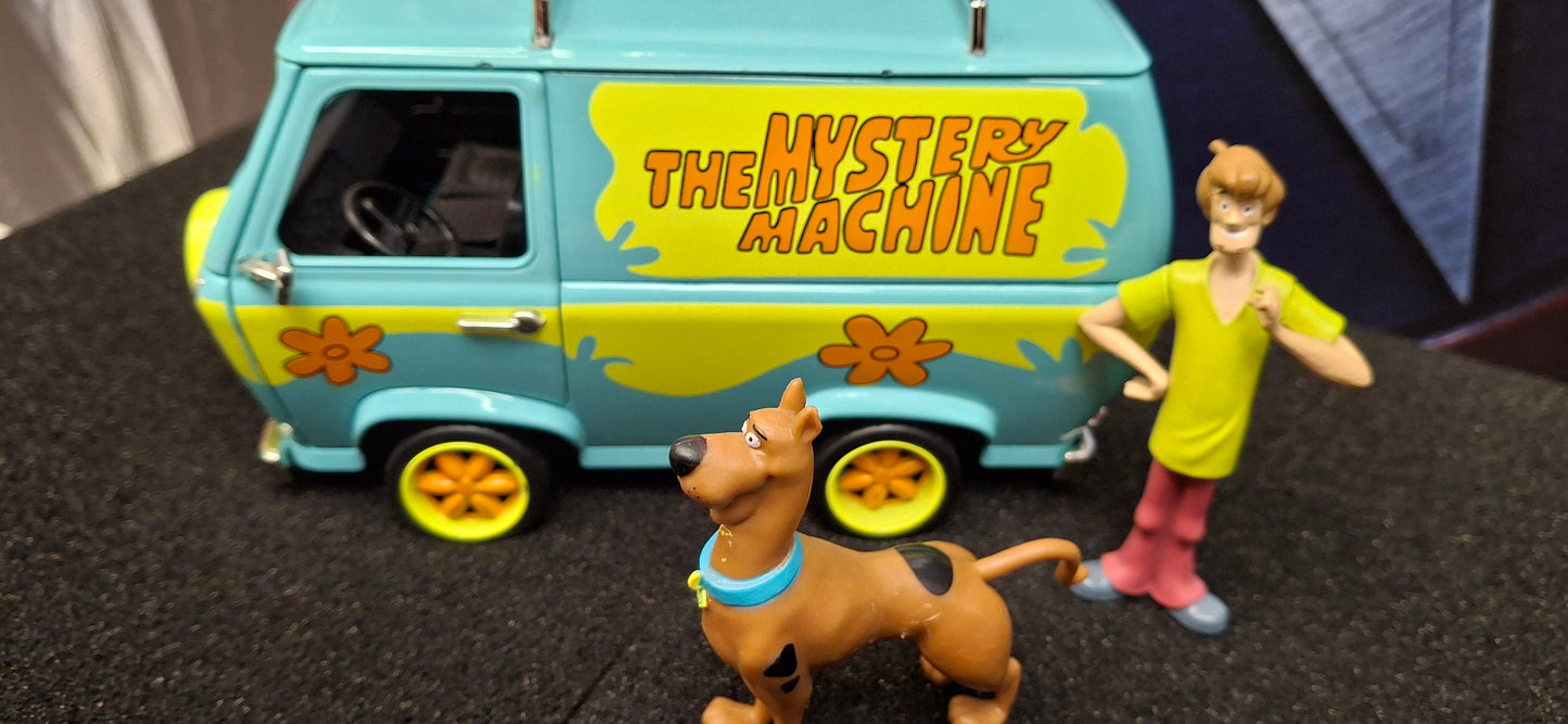 Jada Toys 1/24 Mistery Maschines Scooby Doo +figurki USED