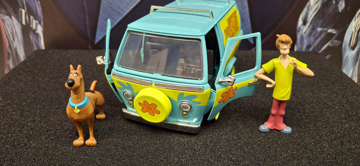 Jada Toys 1/24 Mistery Maschines Scooby Doo +figurki USED