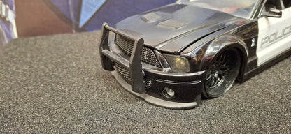 Jada Toys 1/24 Ford Mustang Shelby GT-500 Police 2007 Big Time Muscle USED