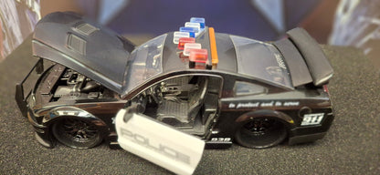 Jada Toys 1/24 Ford Mustang Shelby GT-500 Police 2007 Big Time Muscle USED