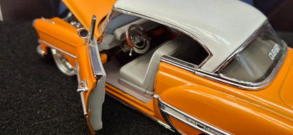 Jada Toys 1/24 Chevy Bel-Air 1953 Orange Street Low Big Time Muscle USED