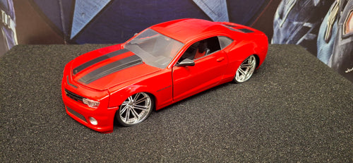 Jada Toys 1/24 Chevy Camaro SS 2010 Red Big Time Muscle USED