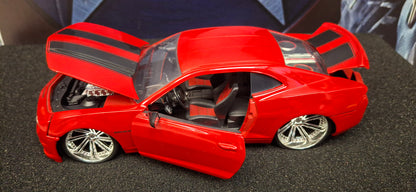 Jada Toys 1/24 Chevy Camaro SS 2010 Red Big Time Muscle USED