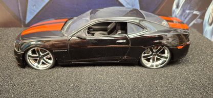 Jada Toys 1/24 Chevy Camaro SS 2010 Black Red Big Time Muscle USED