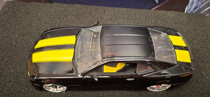 Jada Toys 1/24 Chevy Camaro SS 2010 Black Yellow Big Time Muscle USED