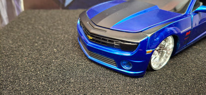 Jada Toys 1/24 Chevy Camaro SS 2010 Blue Big Time Muscle USED