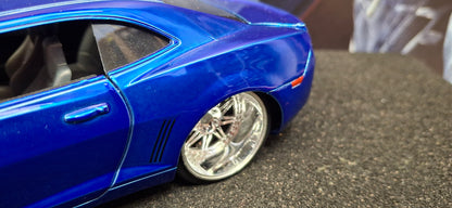 Jada Toys 1/24 Chevy Camaro SS 2010 Blue Big Time Muscle USED