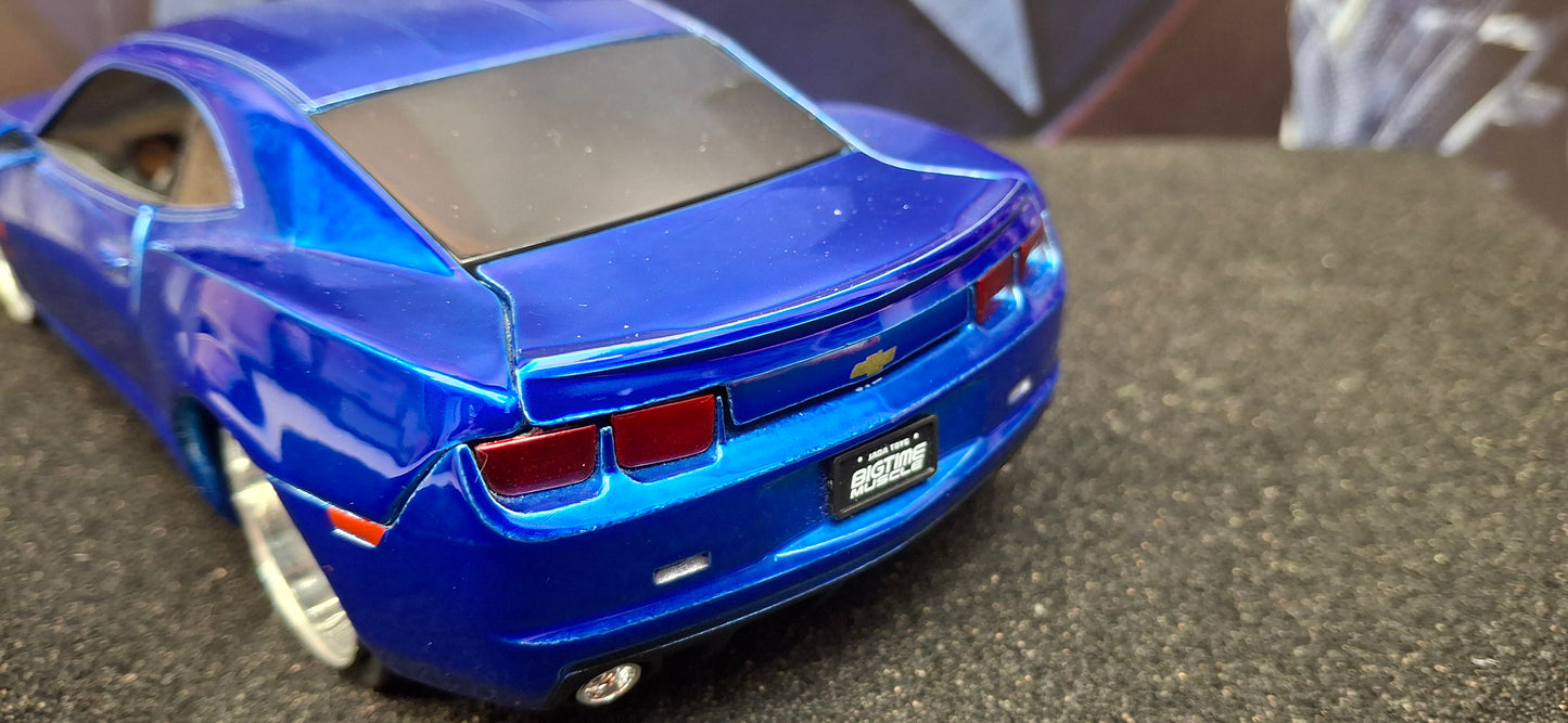 Jada Toys 1/24 Chevy Camaro SS 2010 Blue Big Time Muscle USED