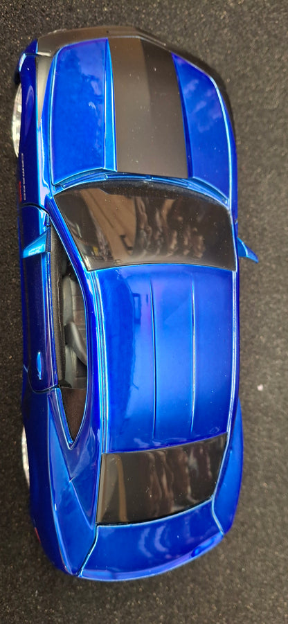 Jada Toys 1/24 Chevy Camaro SS 2010 Blue Big Time Muscle USED