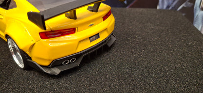 Jada Toys 1/24 Chevy Camaro SS Widebody 2016 Yellow  Big Time Muscle USED
