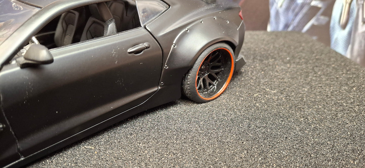Jada Toys 1/24 Chevy Camaro SS Widebody 2016 Black Matt Big Time Muscle USED