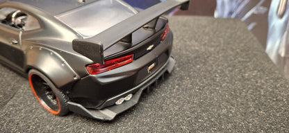 Jada Toys 1/24 Chevy Camaro SS Widebody 2016 Black Matt Big Time Muscle USED