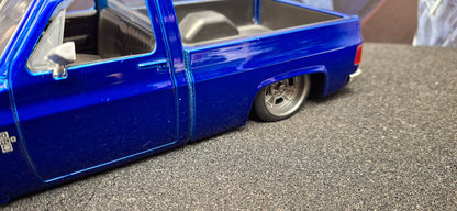 Jada Toys 1/24 Chevy C-10 1985 Blue Big Time Muscle USED