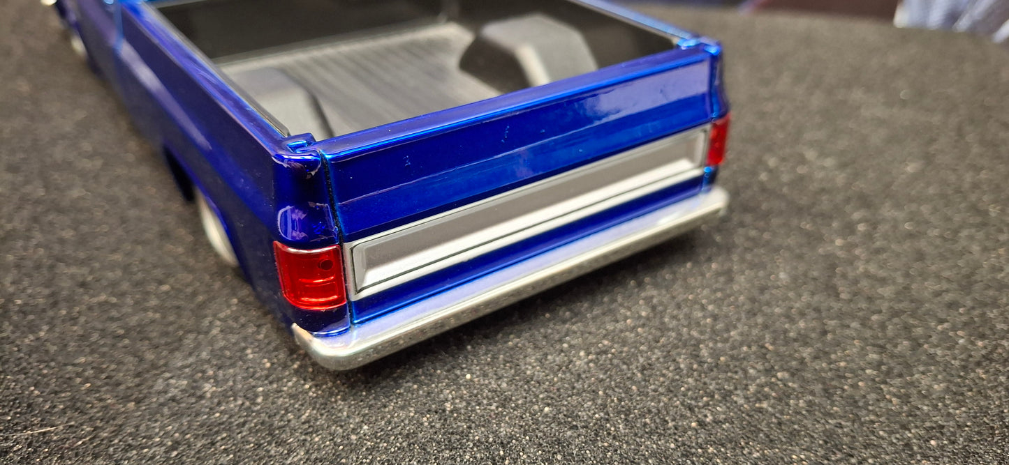 Jada Toys 1/24 Chevy C-10 1985 Blue Big Time Muscle USED