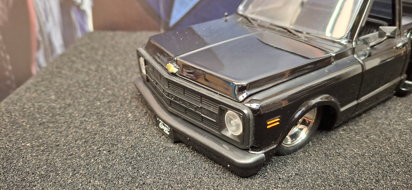 Jada Toys 1/24 Chevy C-10 Stepside 1969 Black Big Time Muscle USED