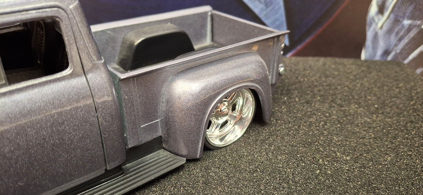 Jada Toys 1/24 Ford F-100 1956 Gray Big Time Muscle USED