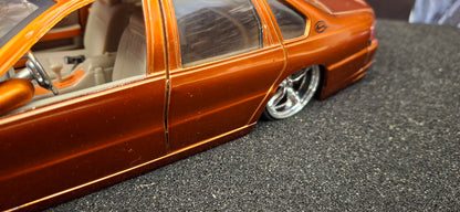 Jada Toys 1/24 Chevy Impala 1996 Cooper Sedan Big Time Muscle USED