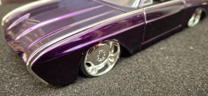 Jada Toys 1/24 Ford Thunderbird 1963 Purple Rick Dore Big Time Muscle USED