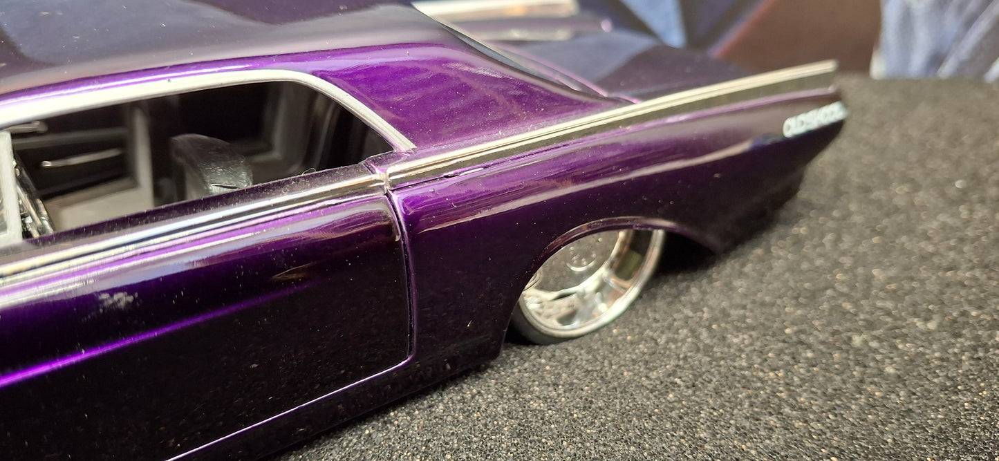 Jada Toys 1/24 Ford Thunderbird 1963 Purple Rick Dore Big Time Muscle USED