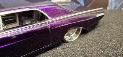 Jada Toys 1/24 Ford Thunderbird 1963 Purple Rick Dore Big Time Muscle USED
