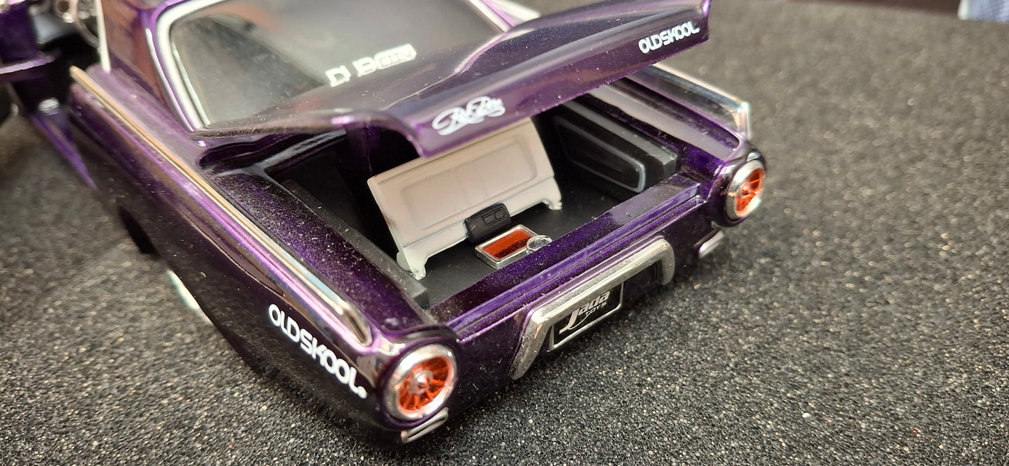 Jada Toys 1/24 Ford Thunderbird 1963 Purple Rick Dore Big Time Muscle USED