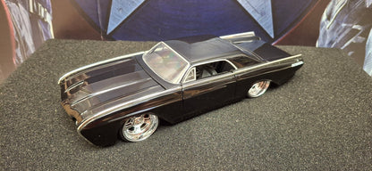 Jada Toys 1/24 Ford Thunderbird 1963 Black Rick Dore Big Time Muscle USED