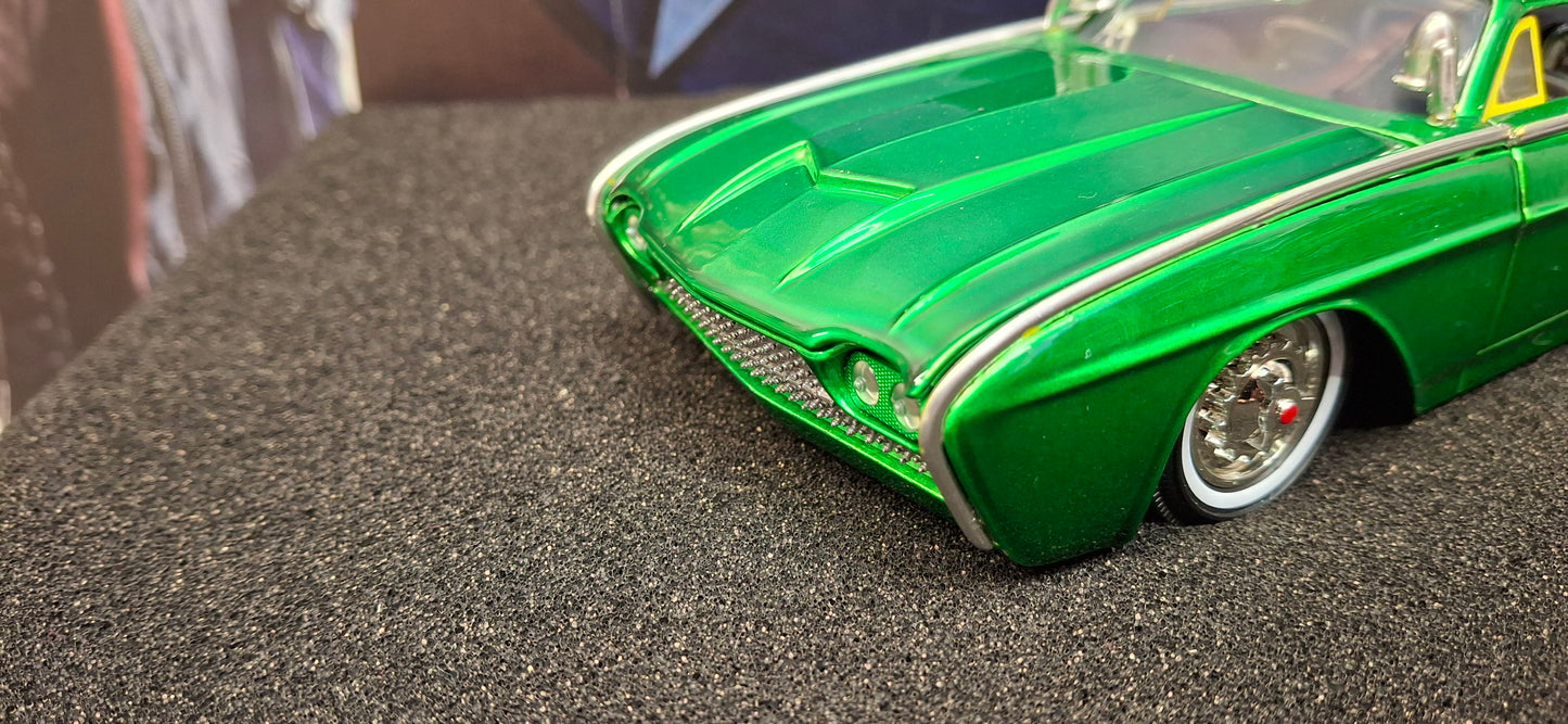 Jada Toys 1/24 Ford Thunderbird 1963 Green Big Time Muscle USED