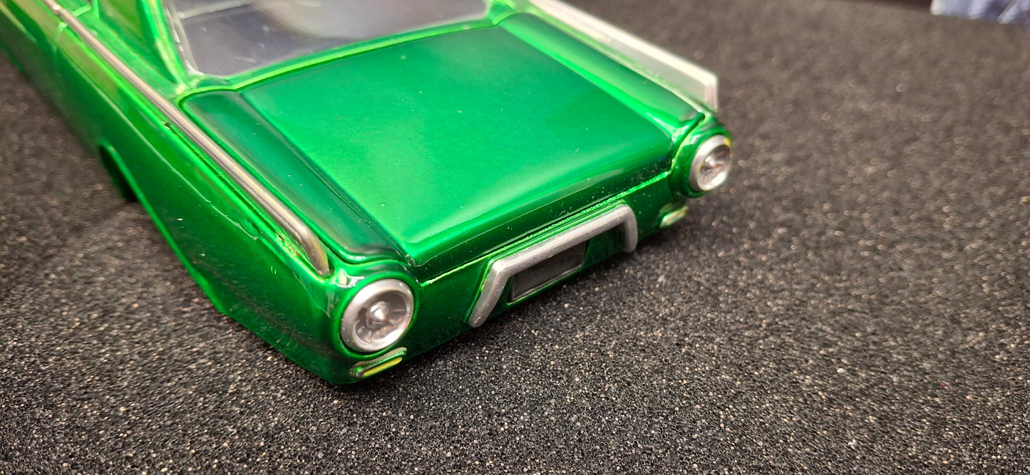 Jada Toys 1/24 Ford Thunderbird 1963 Green Big Time Muscle USED